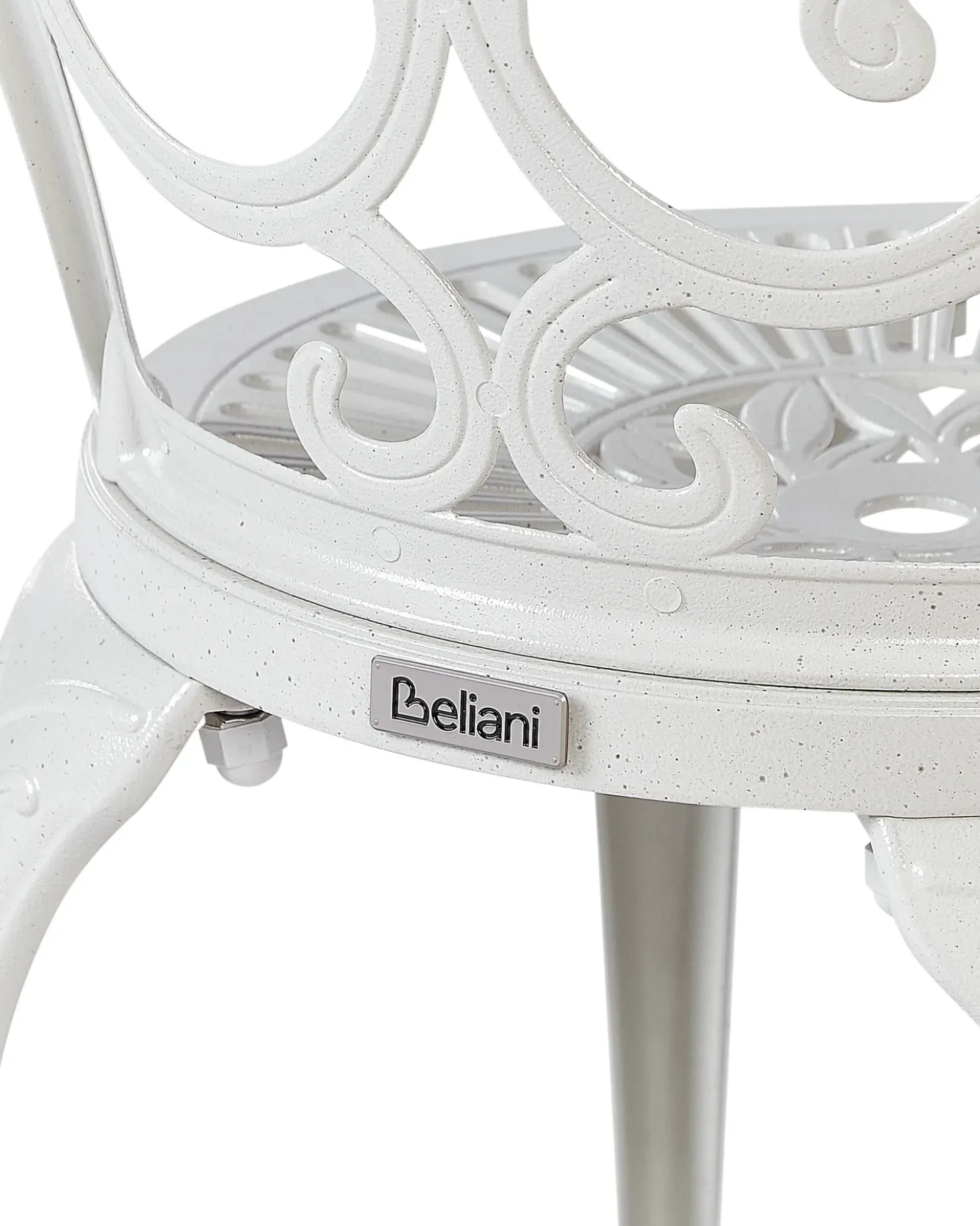 Set di 2 sedie da giardino TRIORA Metallo Bianco sporco