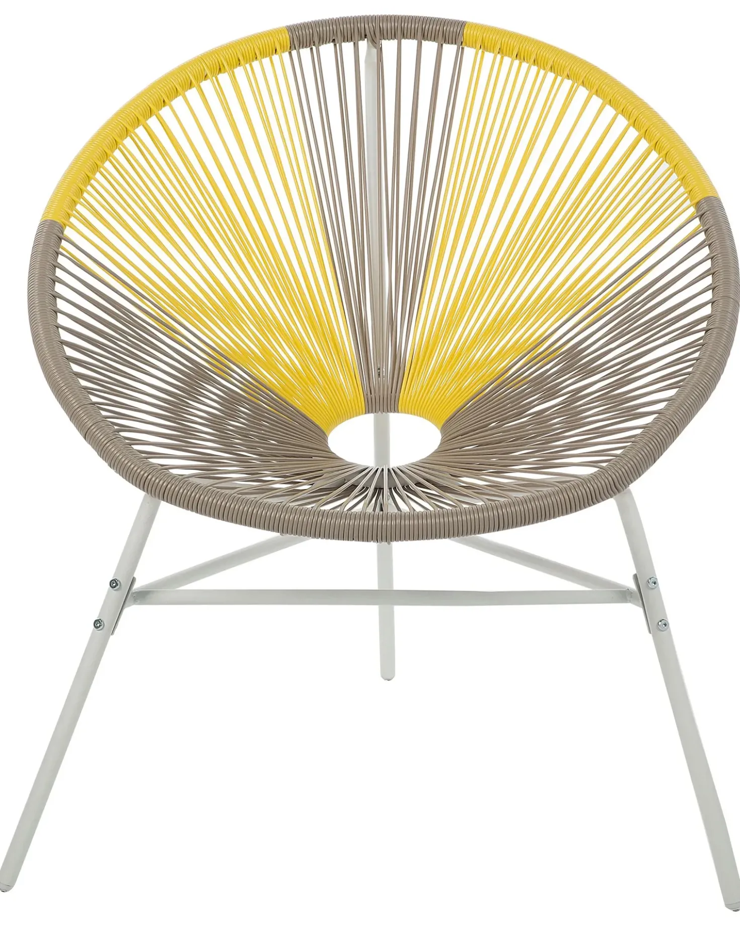 Set di 2 sedie da giardino ACAPULCO Rattan sintetico (PE) Tortora