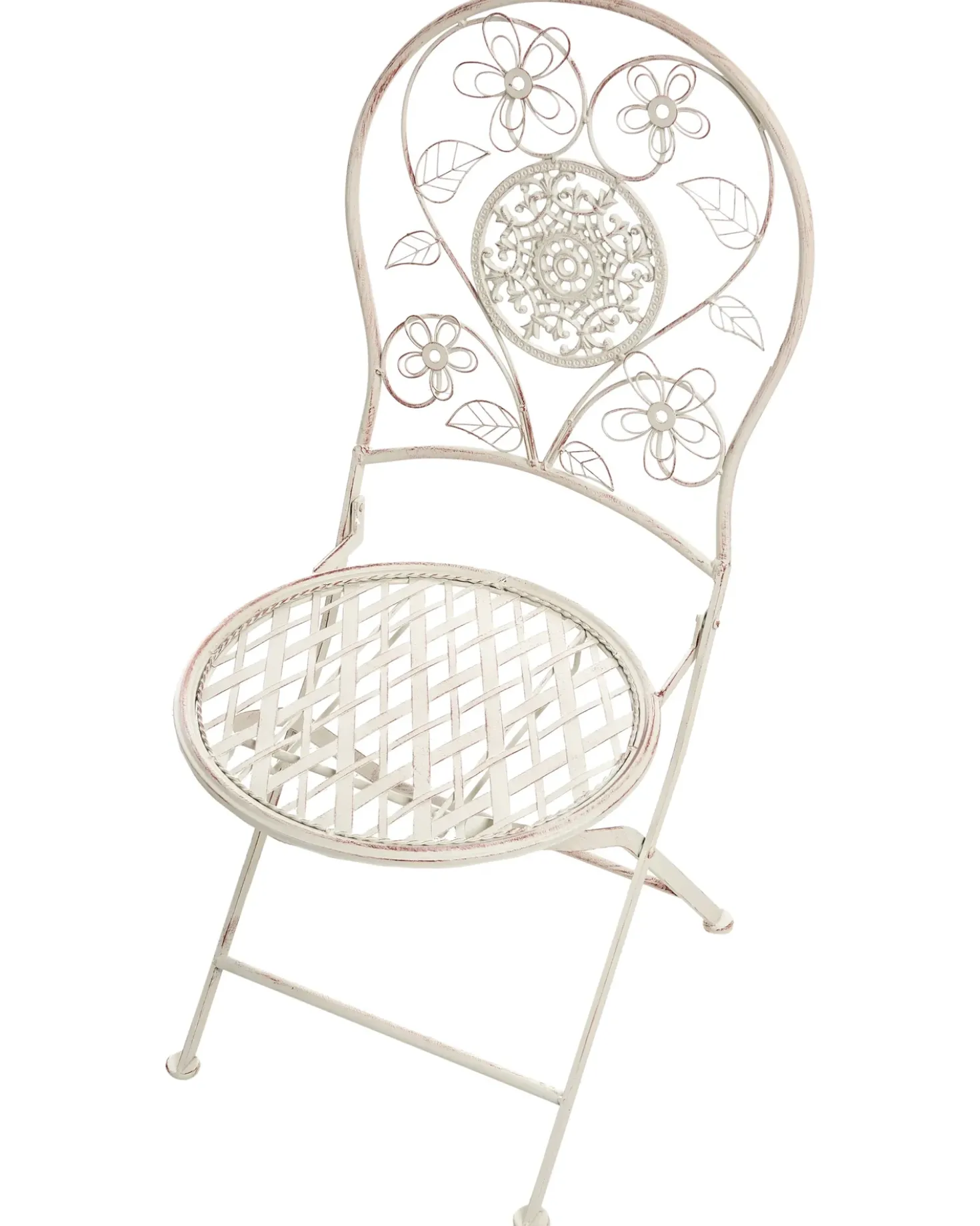 Set di 2 sedie da giardino YAVIZA Pieghevole Metallo Beige chiaro