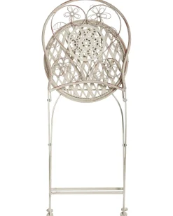 Set di 2 sedie da giardino YAVIZA Pieghevole Metallo Beige chiaro
