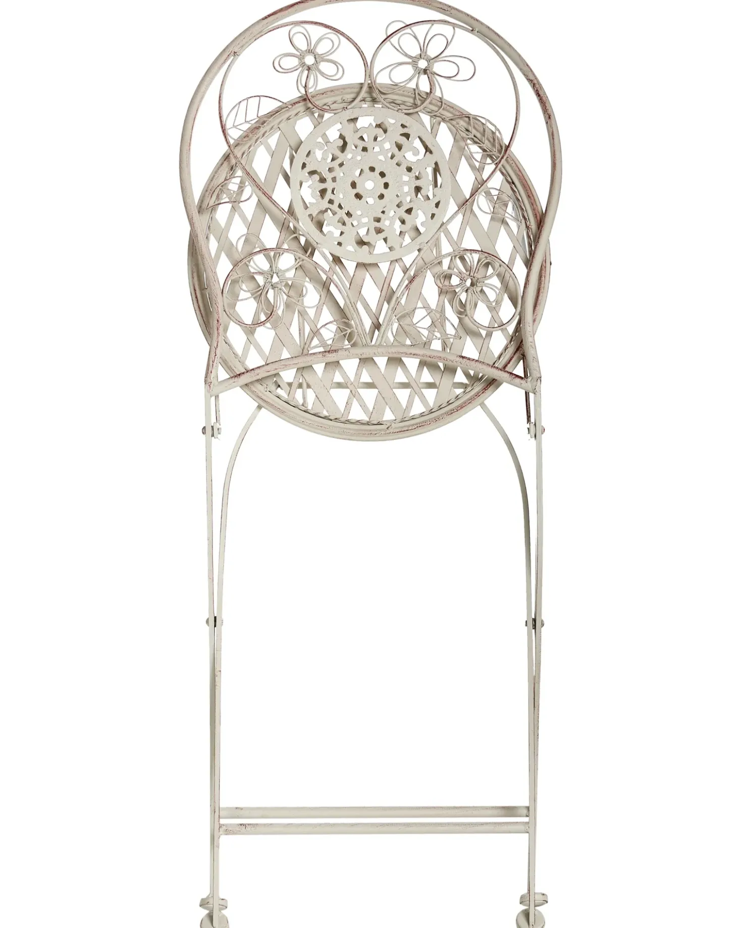 Set di 2 sedie da giardino YAVIZA Pieghevole Metallo Beige chiaro