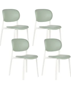 Set di 4 sedie da giardino MUSANO Verde