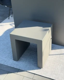 Set di 2 sedie da giardino TARANTO Cemento Grigio