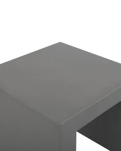 Set di 2 sedie da giardino TARANTO Cemento Grigio