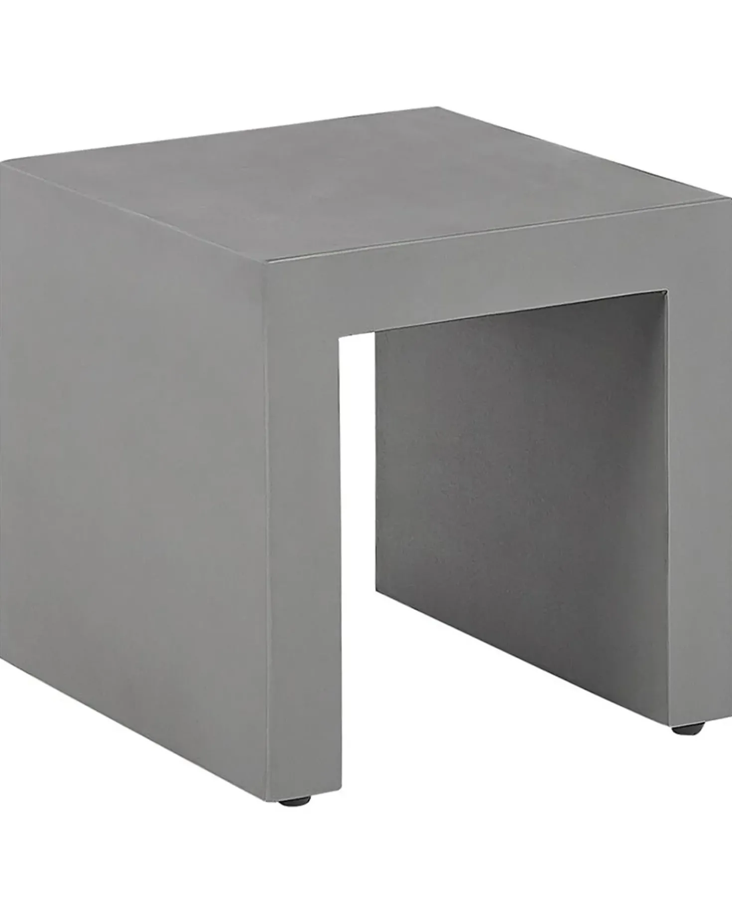 Set di 2 sedie da giardino TARANTO Cemento Grigio
