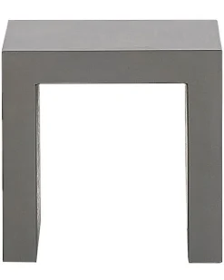 Set di 2 sedie da giardino TARANTO Cemento Grigio