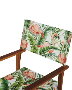 Set di 2 sedie da giardino CINE Legno d'acacia Marrone scuro