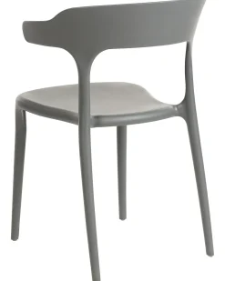 Set di 4 sedie da giardino GUBBIO Grigio