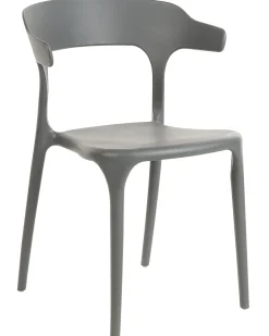 Set di 4 sedie da giardino GUBBIO Grigio