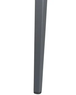 Set di 2 sedie da giardino con cuscini LIPARI Metallo Grigio