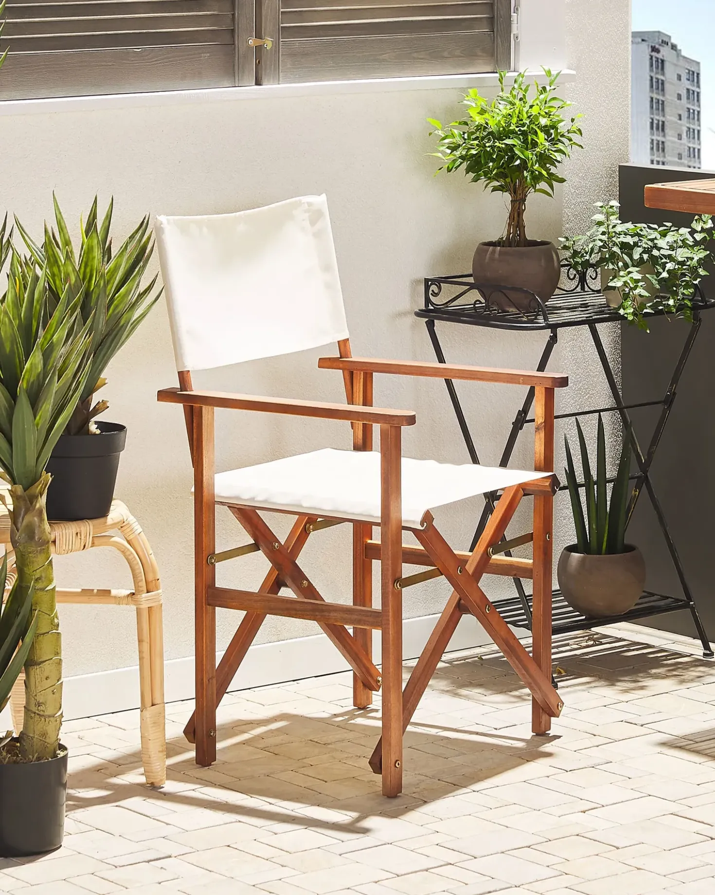 Set di 2 sedie da giardino CINE Legno d'acacia Multicolore