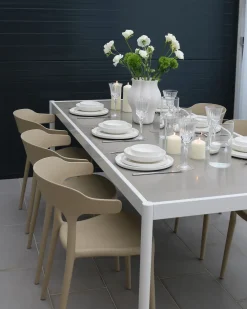 Set di 4 sedie da giardino GUBBIO Beige sabbia