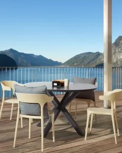 Set di 4 sedie da giardino GUBBIO Beige sabbia