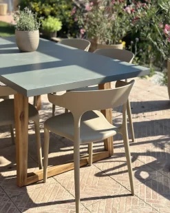 Set di 4 sedie da giardino GUBBIO Beige sabbia