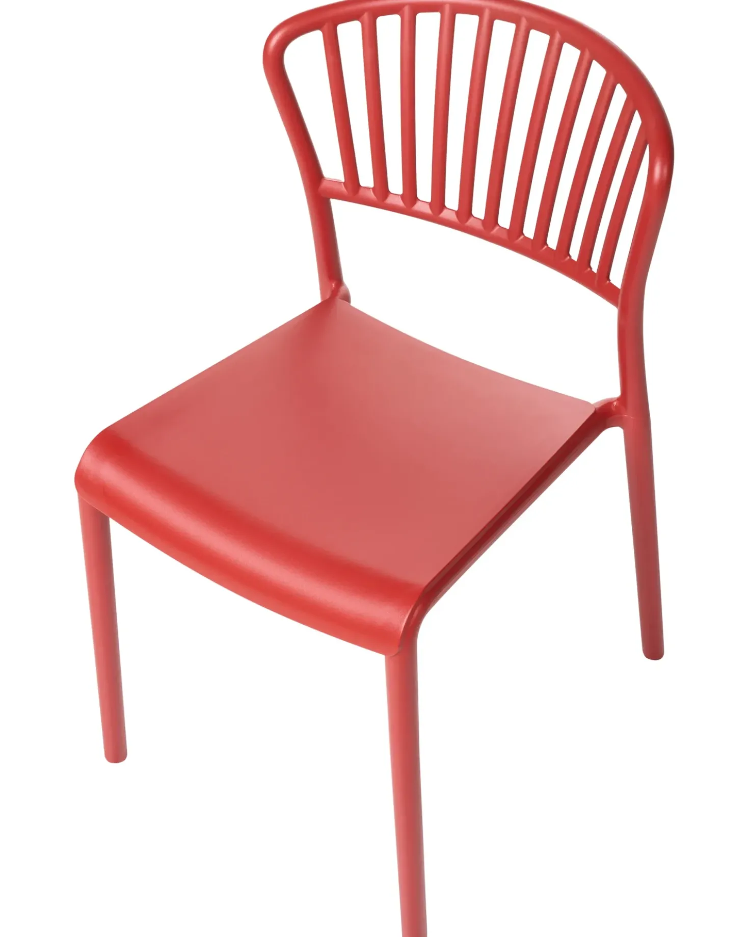 Set di 4 sedie da giardino GELA Rosso
