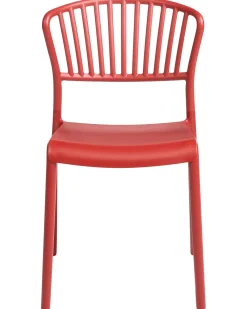 Set di 4 sedie da giardino GELA Rosso
