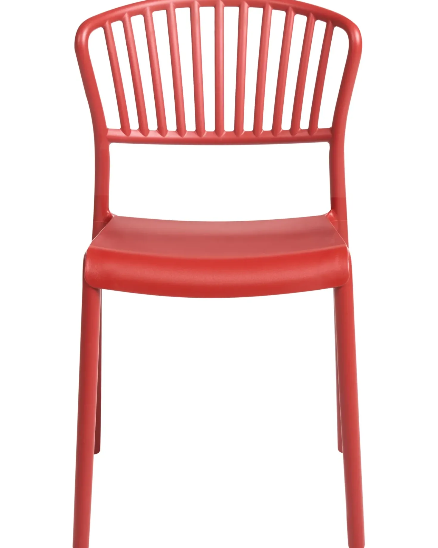 Set di 4 sedie da giardino GELA Rosso