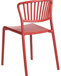 Set di 4 sedie da giardino GELA Rosso