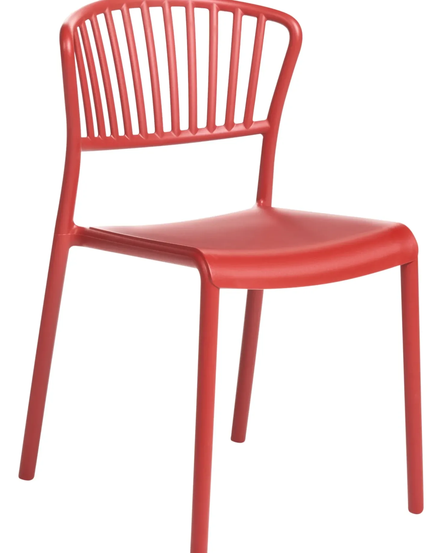 Set di 4 sedie da giardino GELA Rosso