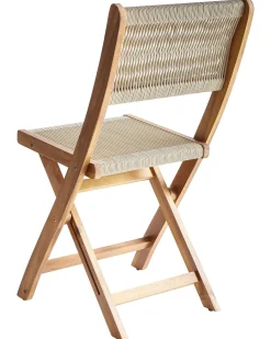 Set di 2 sedie da giardino PROSSEDI Pieghevole Legno d'acacia Beige