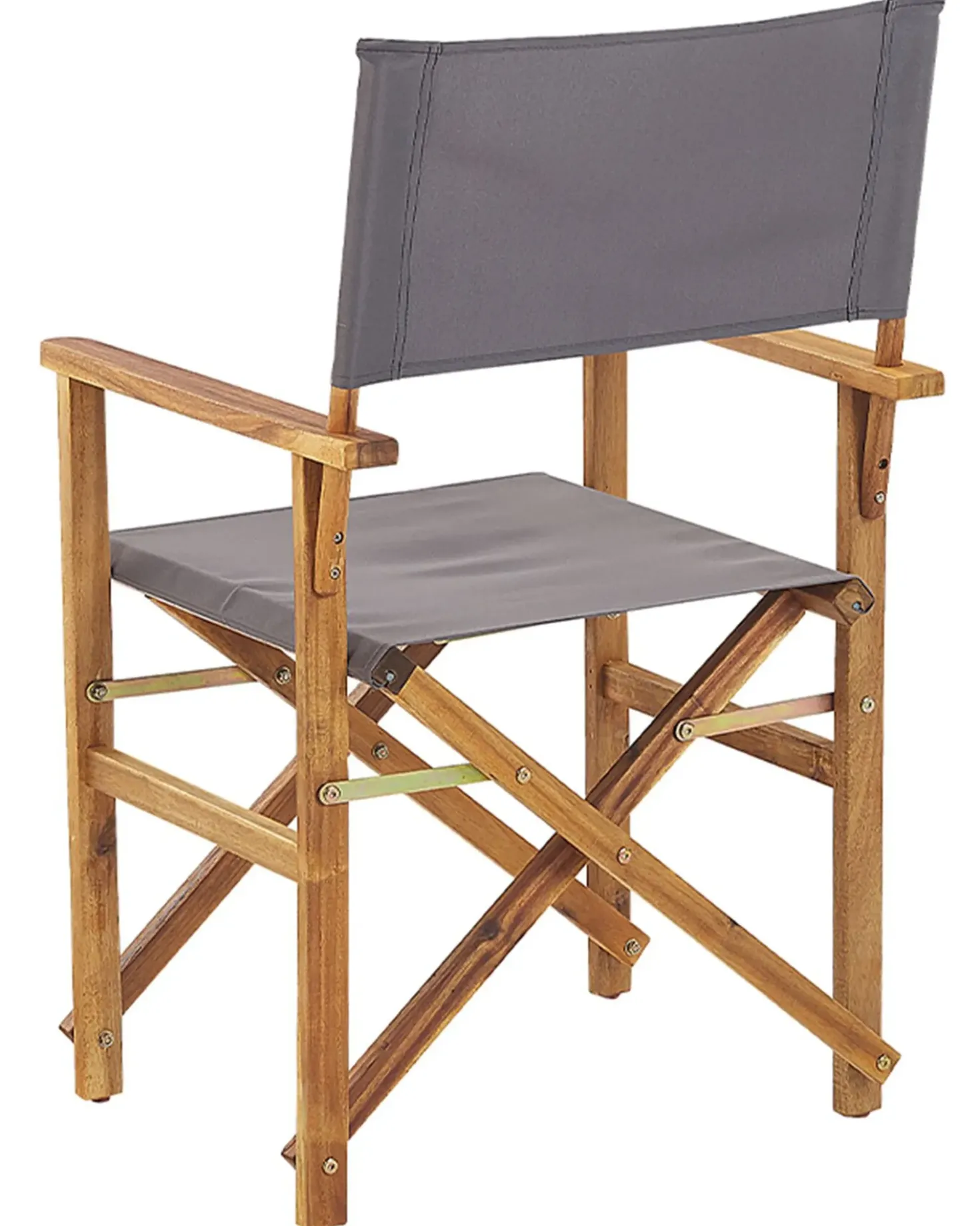 Set di 2 sedie da giardino CINE Legno d'acacia Grigio