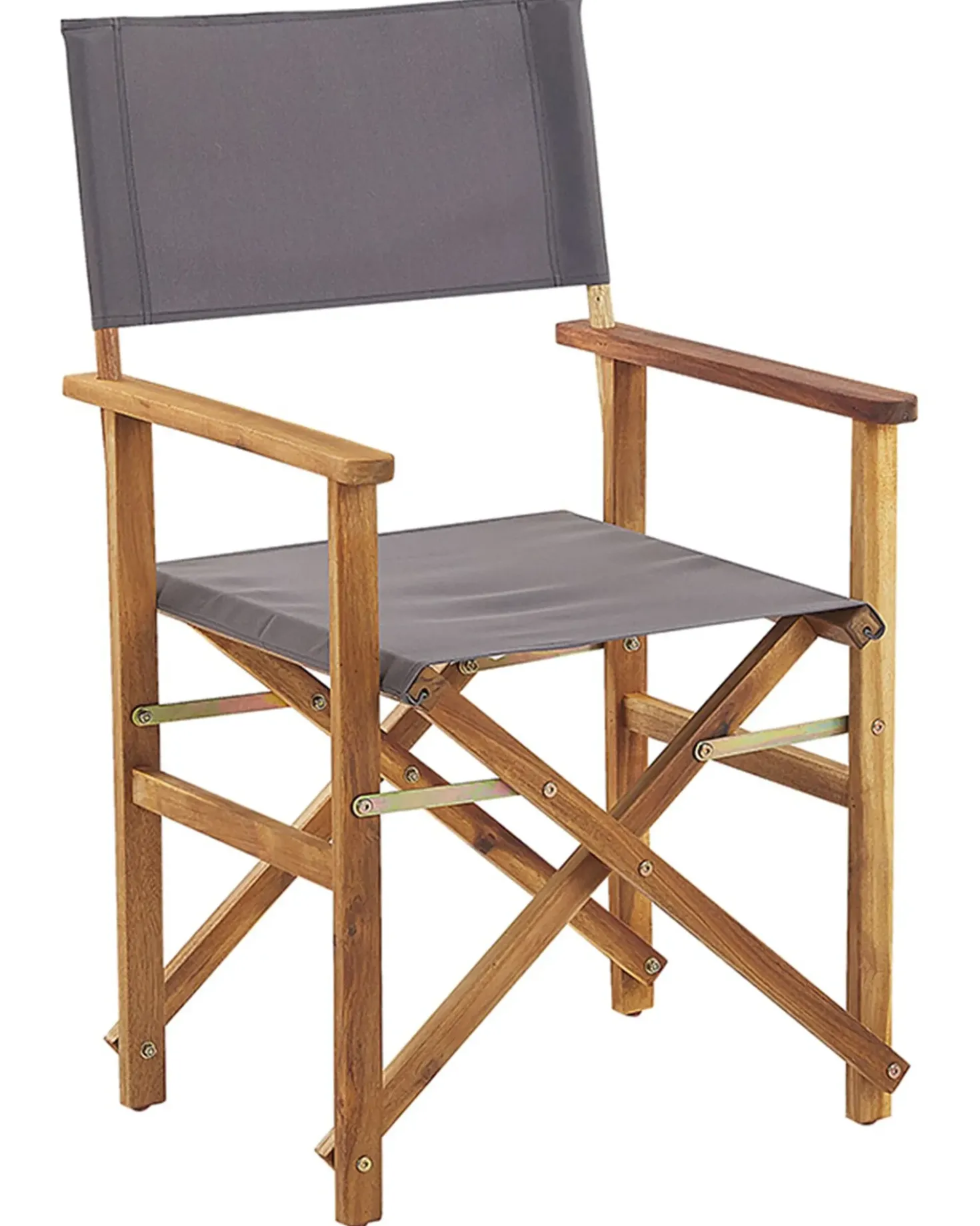 Set di 2 sedie da giardino CINE Legno d'acacia Grigio