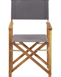 Set di 2 sedie da giardino CINE Legno d'acacia Grigio