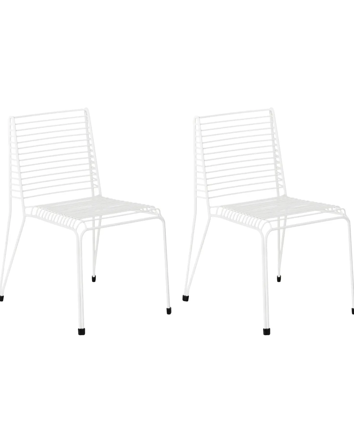 Set di 2 sedie da giardino CHIEVE Metallo Bianco