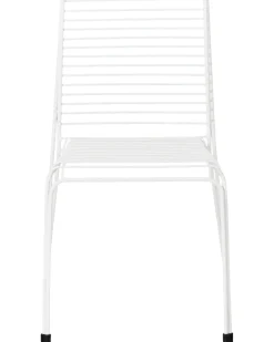 Set di 2 sedie da giardino CHIEVE Metallo Bianco