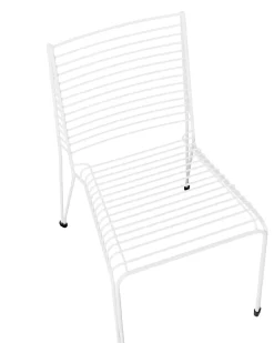 Set di 2 sedie da giardino CHIEVE Metallo Bianco