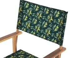 Set di 2 sedie da giardino CINE Legno d'acacia Verde scuro