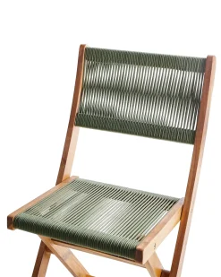 Set di 2 sedie da giardino PROSSEDI Pieghevole Legno d'acacia Verde