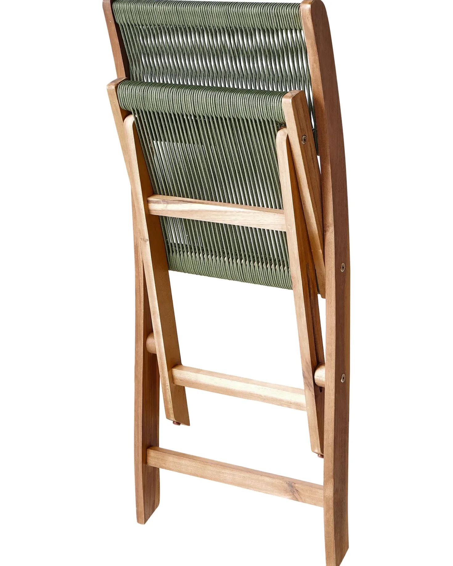 Set di 2 sedie da giardino PROSSEDI Pieghevole Legno d'acacia Verde