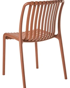 Set di 4 sedie da giardino ARICCIA Rosso chiaro