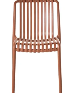Set di 4 sedie da giardino ARICCIA Rosso chiaro