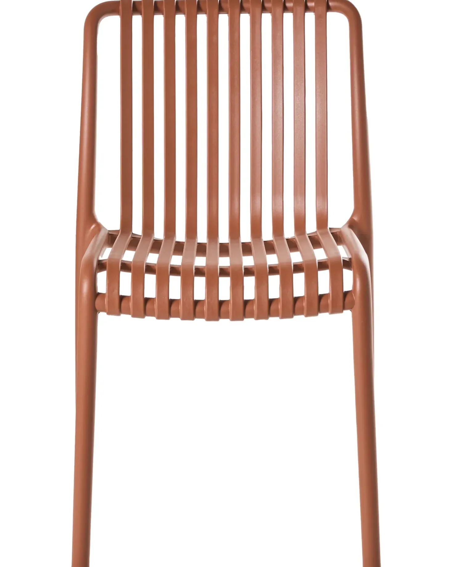 Set di 4 sedie da giardino ARICCIA Rosso chiaro