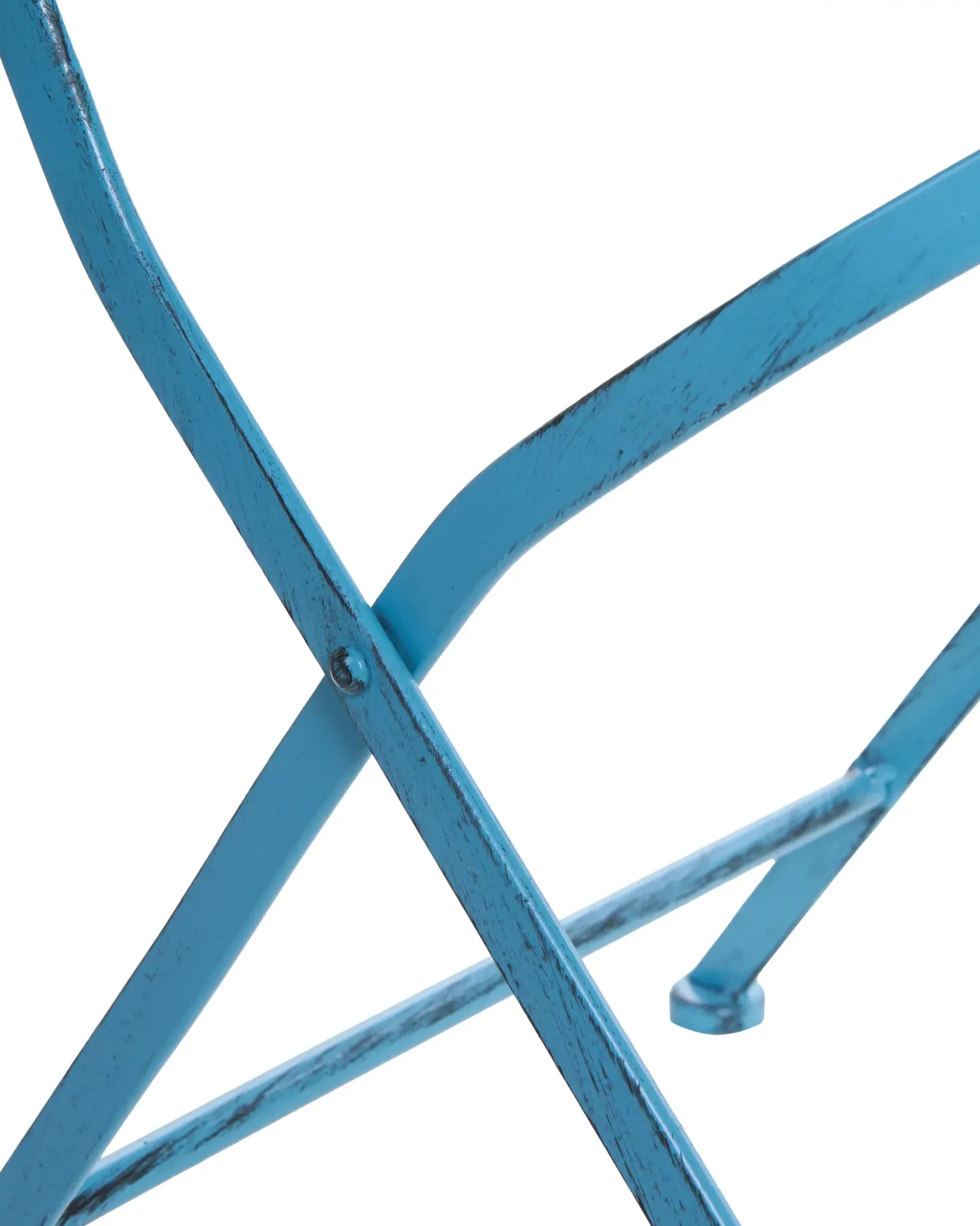 Set di 2 sedie da giardino PAVIA Pieghevole Metallo Blu