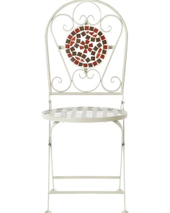 Set di 2 sedie da giardino SPELLO Metallo Bianco