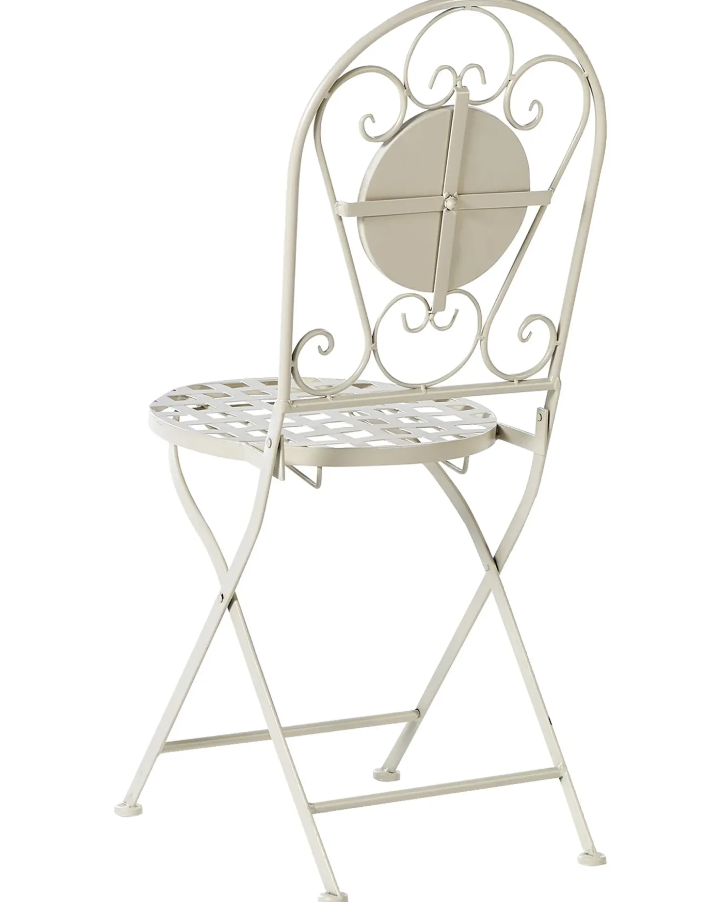Set di 2 sedie da giardino SPELLO Metallo Bianco