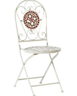 Set di 2 sedie da giardino SPELLO Metallo Bianco