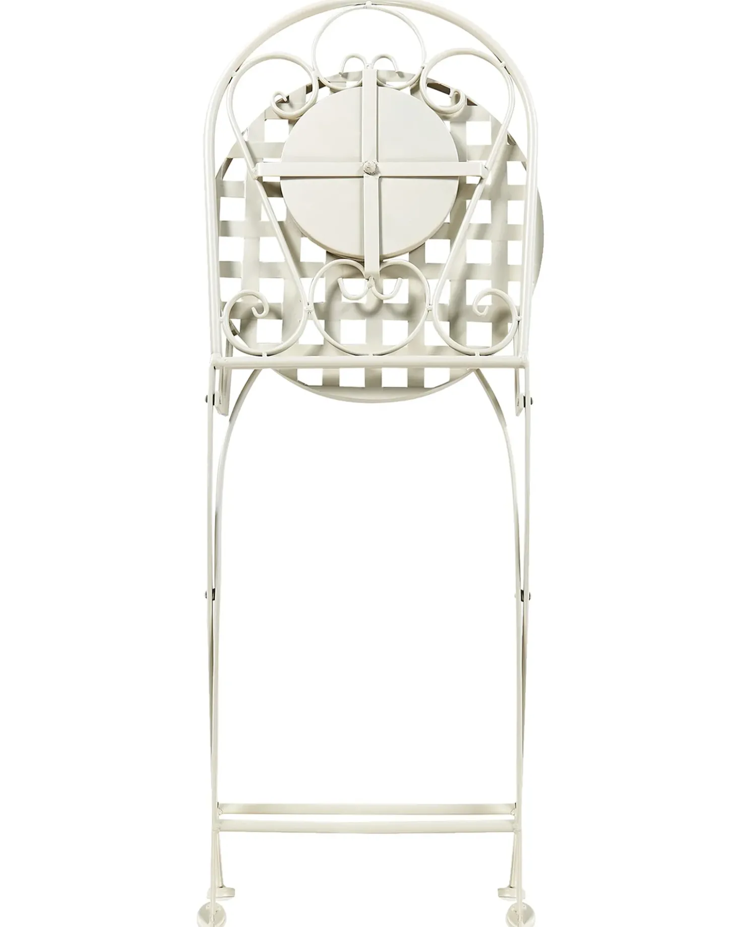 Set di 2 sedie da giardino SPELLO Metallo Bianco