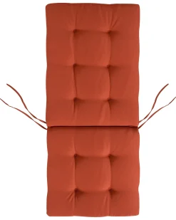 Set di 2 sedie da giardino con cuscini MAUI PREMIUM Legno d'acacia Rosso