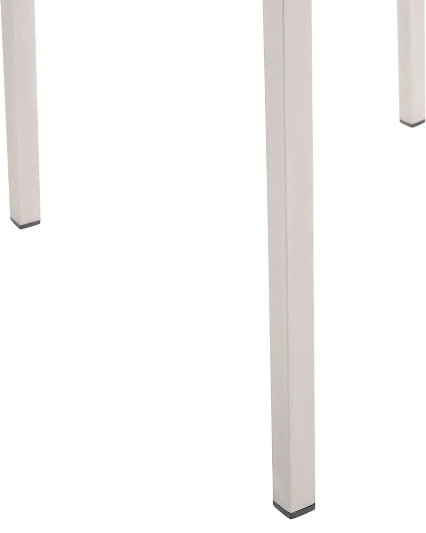 Set di 4 sedie da giardino GROSSETO Acciaio inox Bianco