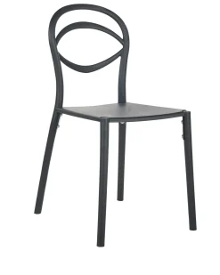 Set di 4 sedie da giardino COVOLO Nero