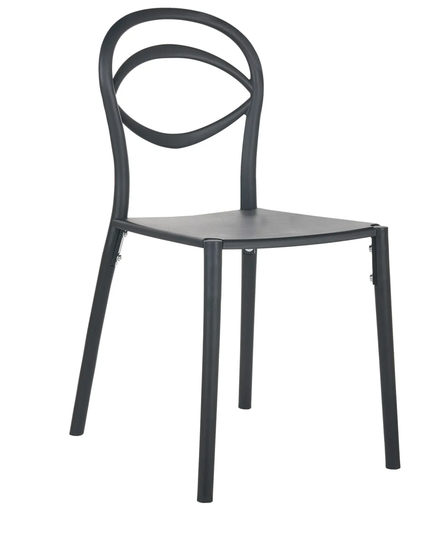 Set di 4 sedie da giardino COVOLO Nero