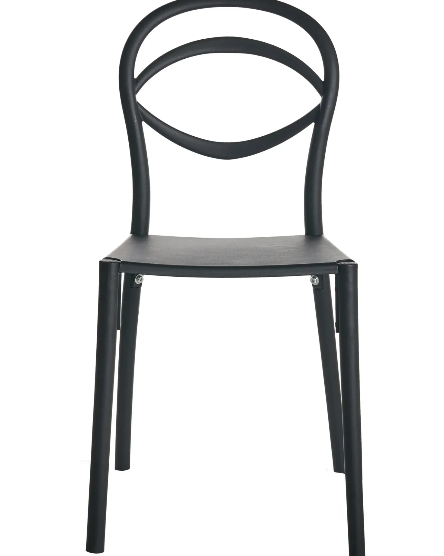 Set di 4 sedie da giardino COVOLO Nero