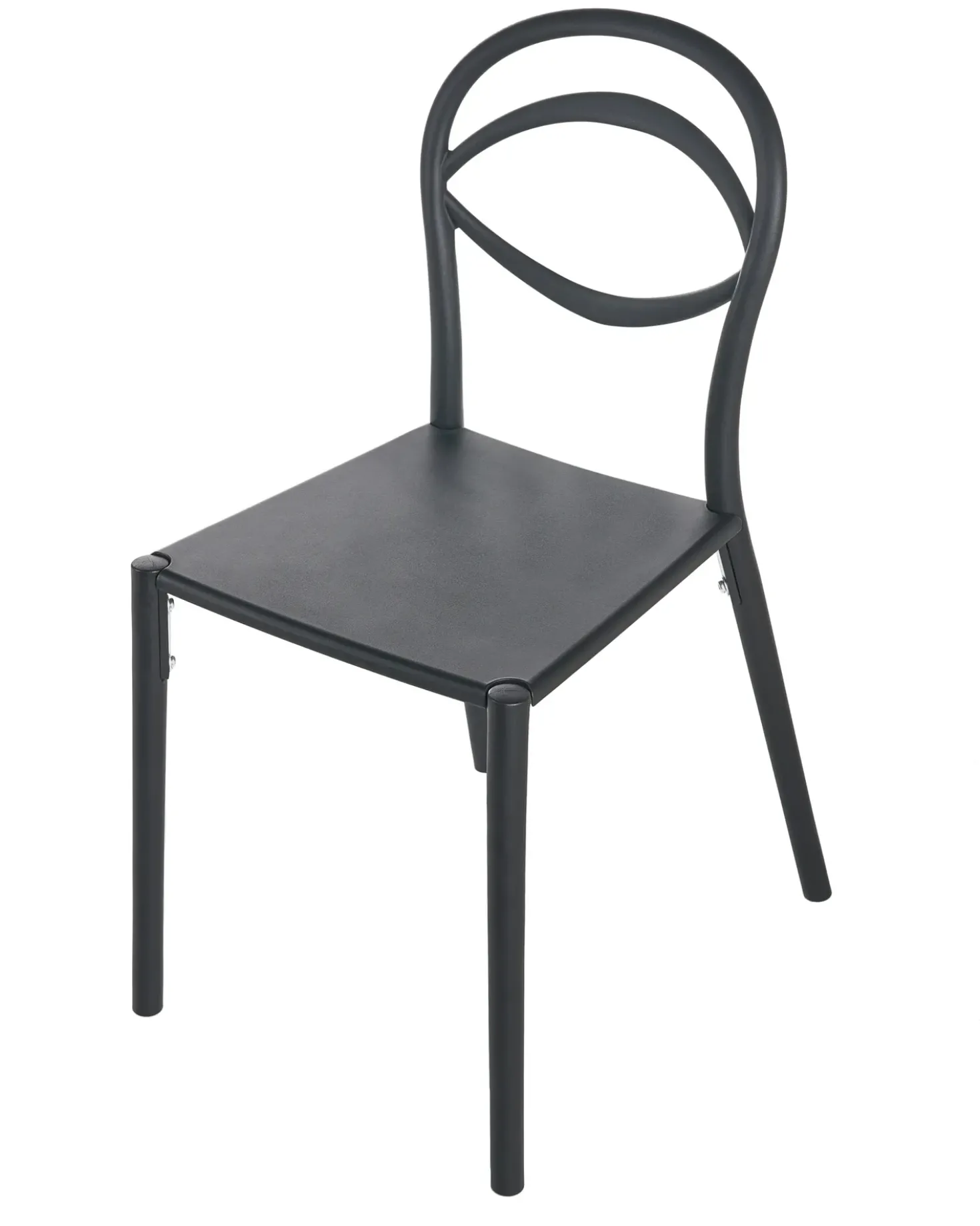 Set di 4 sedie da giardino COVOLO Nero
