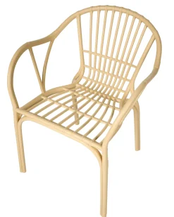 Set di 4 sedie da giardino ANDORA Beige