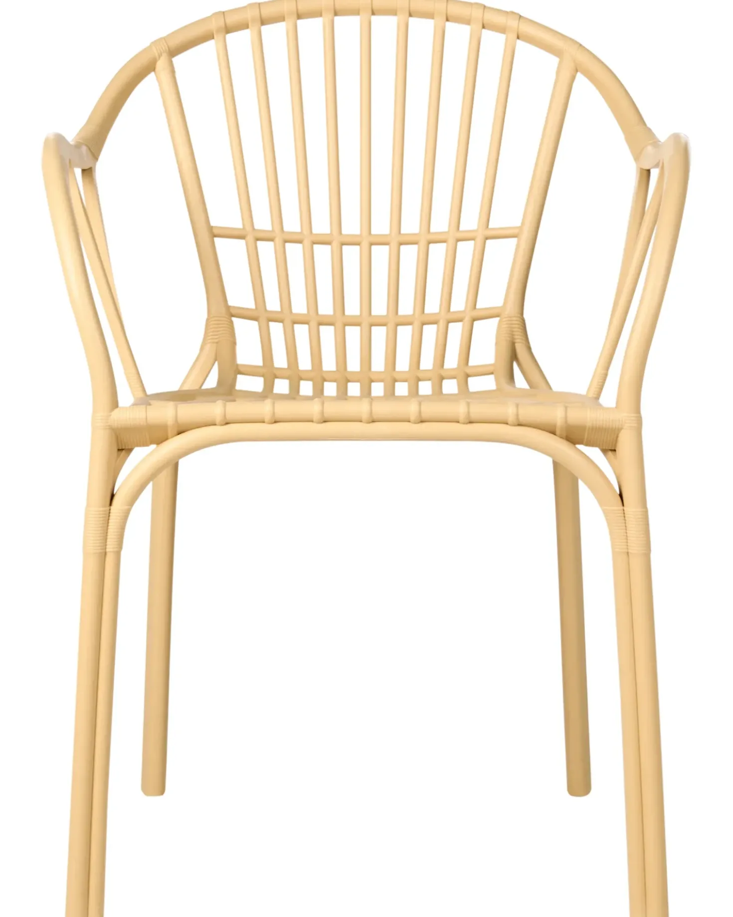 Set di 4 sedie da giardino ANDORA Beige