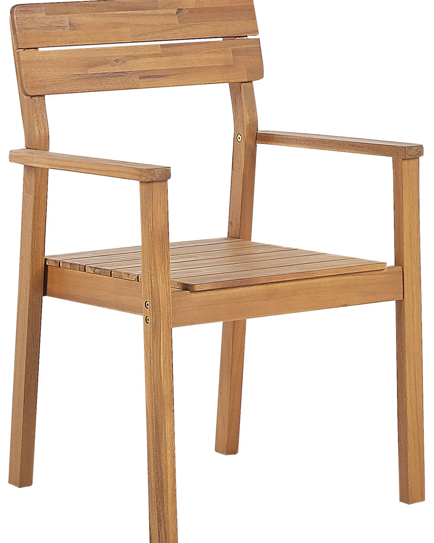 Set di 2 sedie da giardino FORNELLI Legno d'acacia Marrone